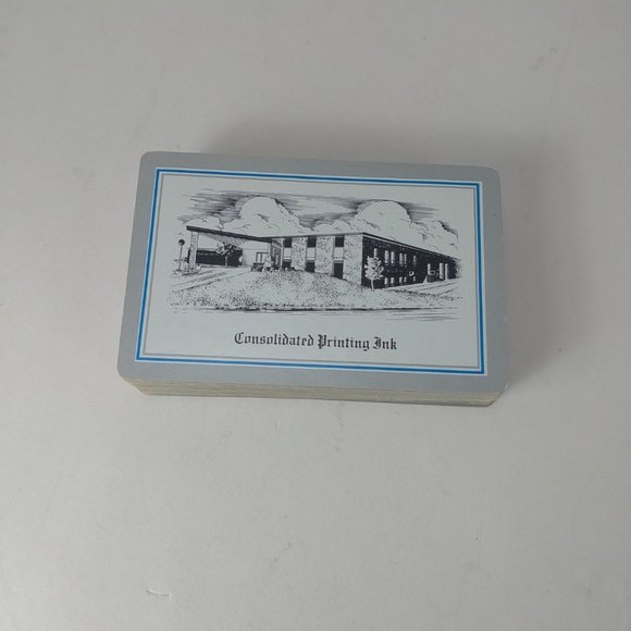 Brown & Bigelow Deck Playing Cards Consolidated Printing Ink Vintage - Picture 3 of 10